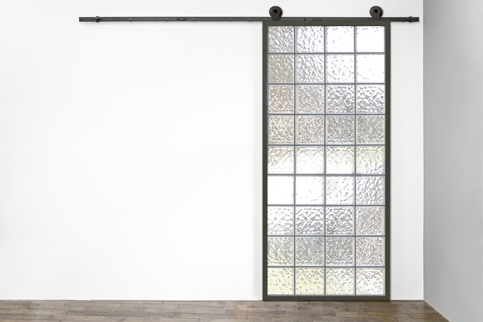 38" x 83" Acrylic Sliding Barn Door