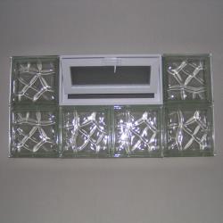 Nubio Powerflex Glass Block Window - 32x16x3