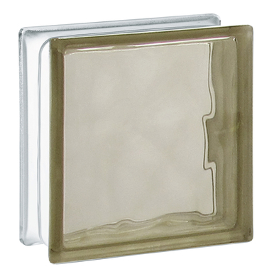 883NUBBRO - Standard Nubio Glass Block - Bronze 3&quot;