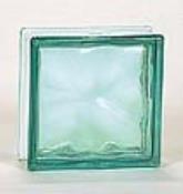 883NUBGN - Nubio Glass Block - Green - 7.5 X 7.5 X 3